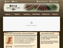 Tablet Screenshot of coppercanyonfarms.com